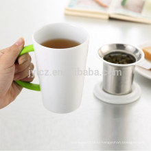 400 мл керамическая чашка чая с фильтром с крышкой ,с резиновым покрытием